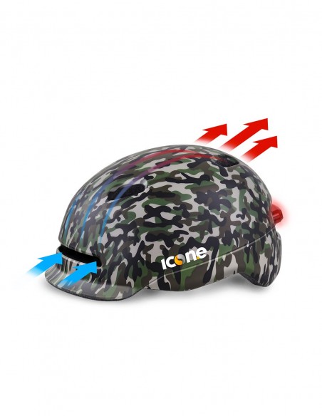 HELMET AIR CAMOUFLAGE GREEN